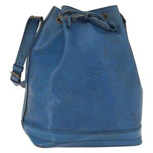Authentic LOUIS VUITTON Epi Noe Shoulder Bag Toledo Blue M44005 LV